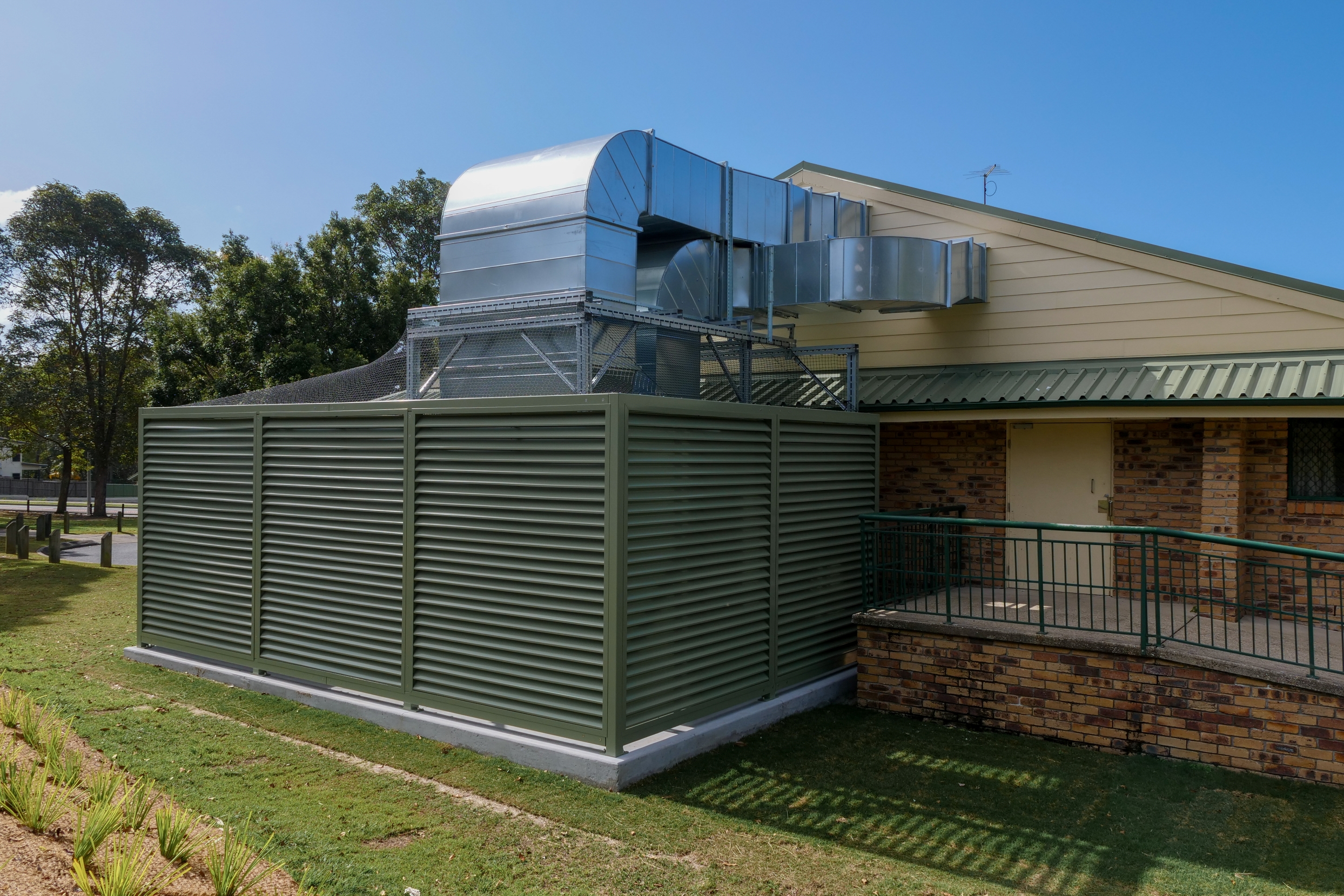 Narangba Hall has been given air-conditioning and solar power. Photo: supplied