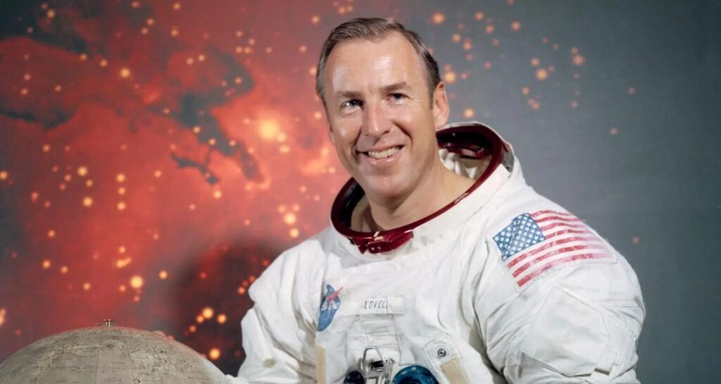 A photo taken of Jim Lovell in 1969. Photo: NASA