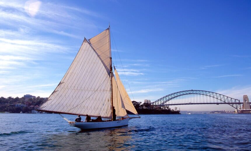 Pre-Federation ... the Akarana (1888) on Sydney Harbour. Photo: ANMM.