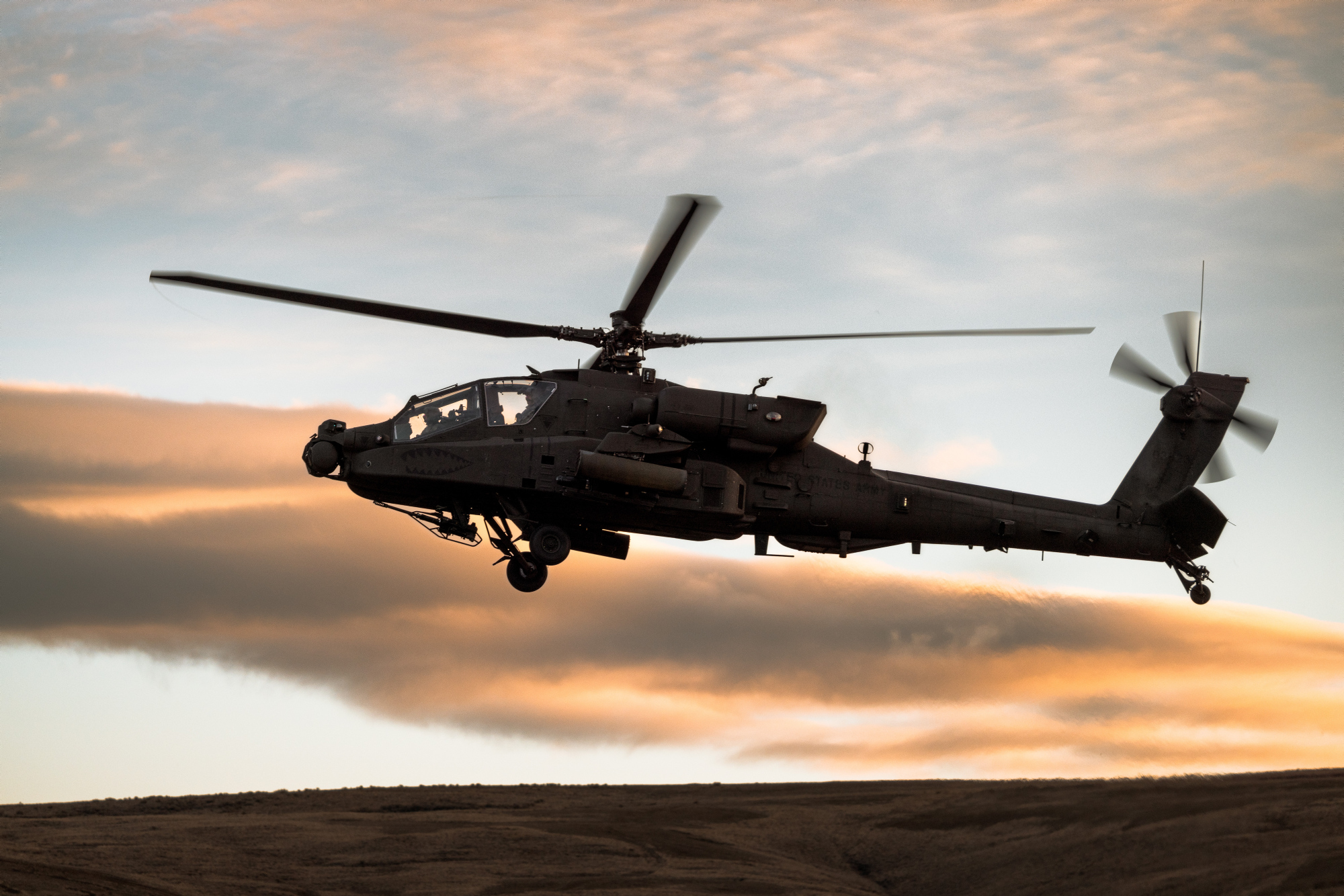 TOWNSVILLE BASE ... An Australian pilot flies a US Army Apache during training last year