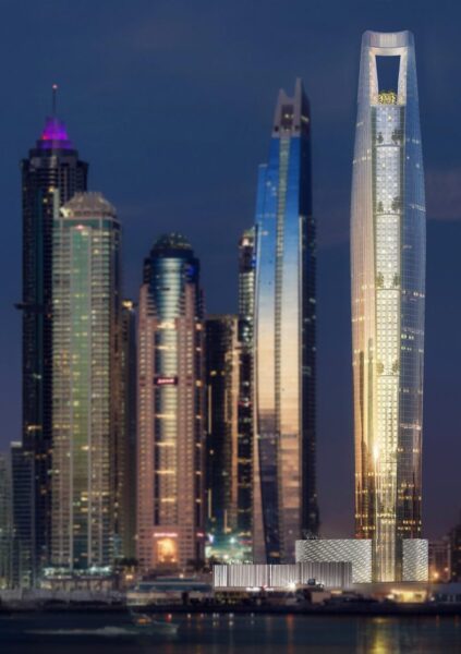 What the Dubai tower will look like. Graphic: SUPPLIED