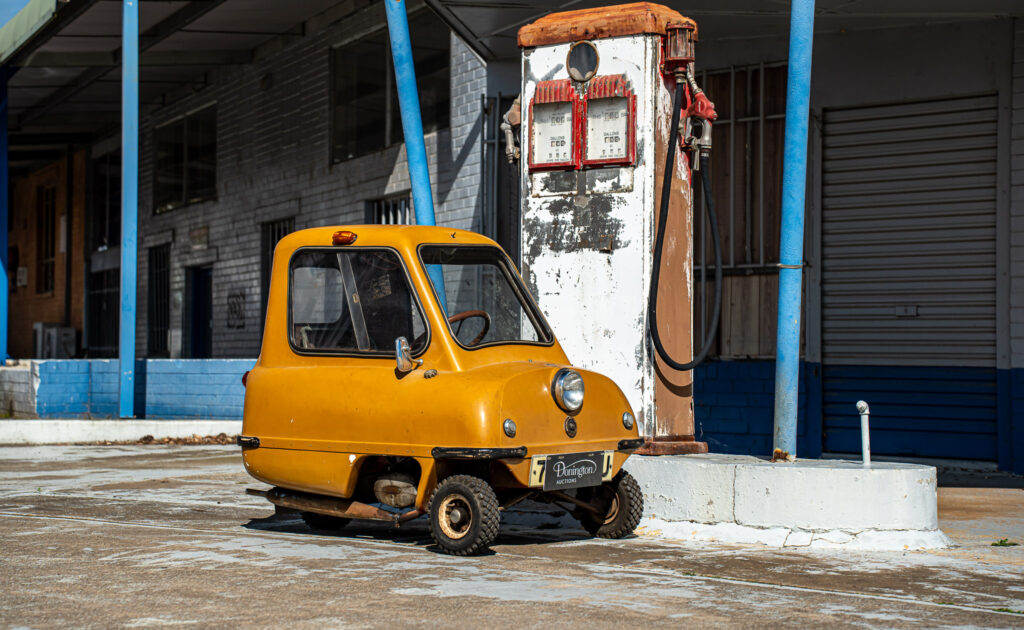 Microcars .... Only 27 Peel P50s are believed to survive, says Donington Auction. Photo: supplied.