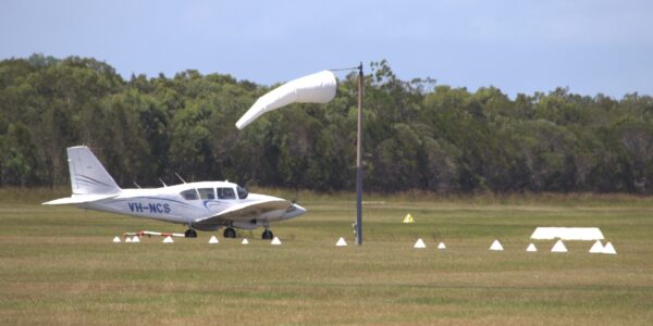 FILE PHOTO: a Piper aircraft taxying back at Caboolture Airfield, Queensland.