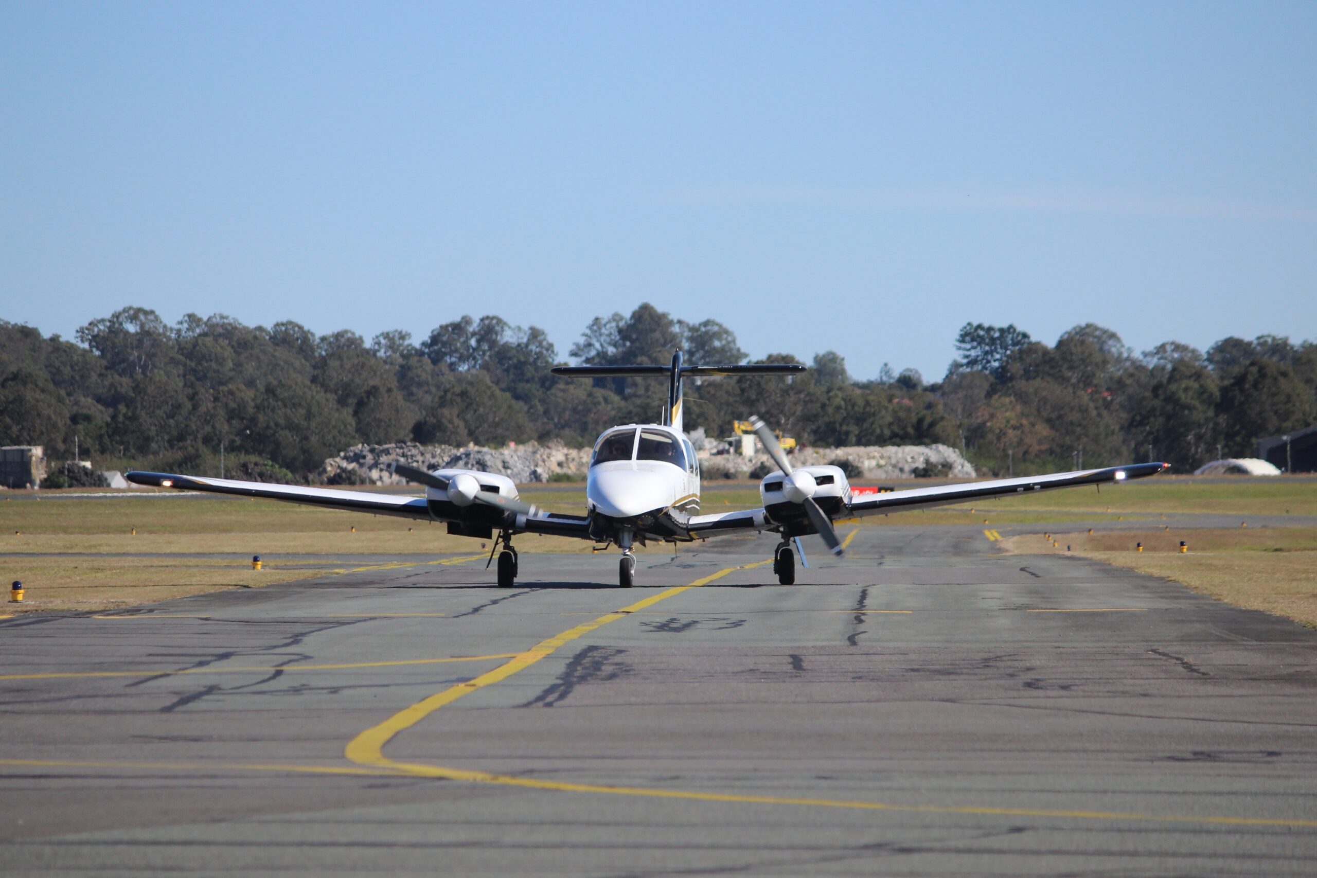 FILE ... Air Link's (not pictured) remote western NSW passenger flights uses a seven-seat twin engine aircraft. Photo: ANDREW KACIMAIWAI