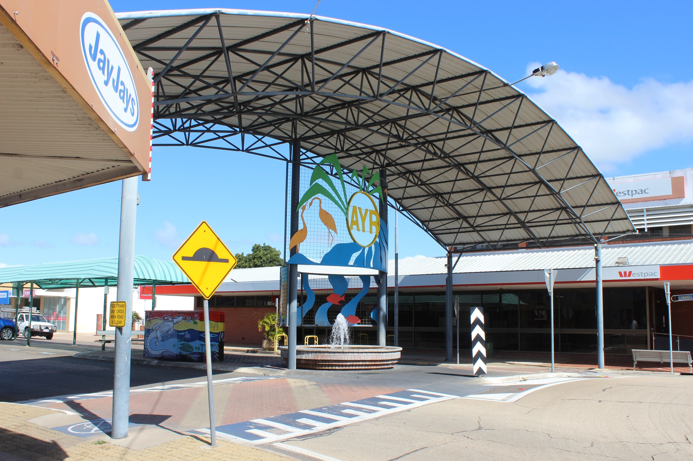 Banking ... the former Westpac branch in Ayr, north Queensland. Photo: ANDREW KACIMAIWAI