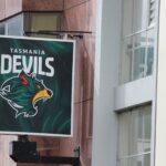 Hobart’s $1.1 billion AFL stadium design goes on show as project’s fate remains up in the air