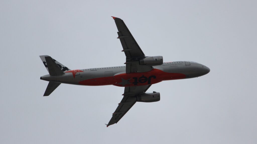 FILE .... Jetstar Airbus climbing out of Brisbane Airport. Photo: ANDREW KACIMAIWAI