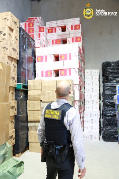 One of the storage properties that were raided.