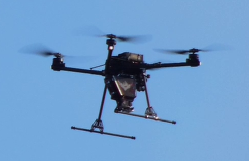 One of the incendiary drones. Photo: MBCC