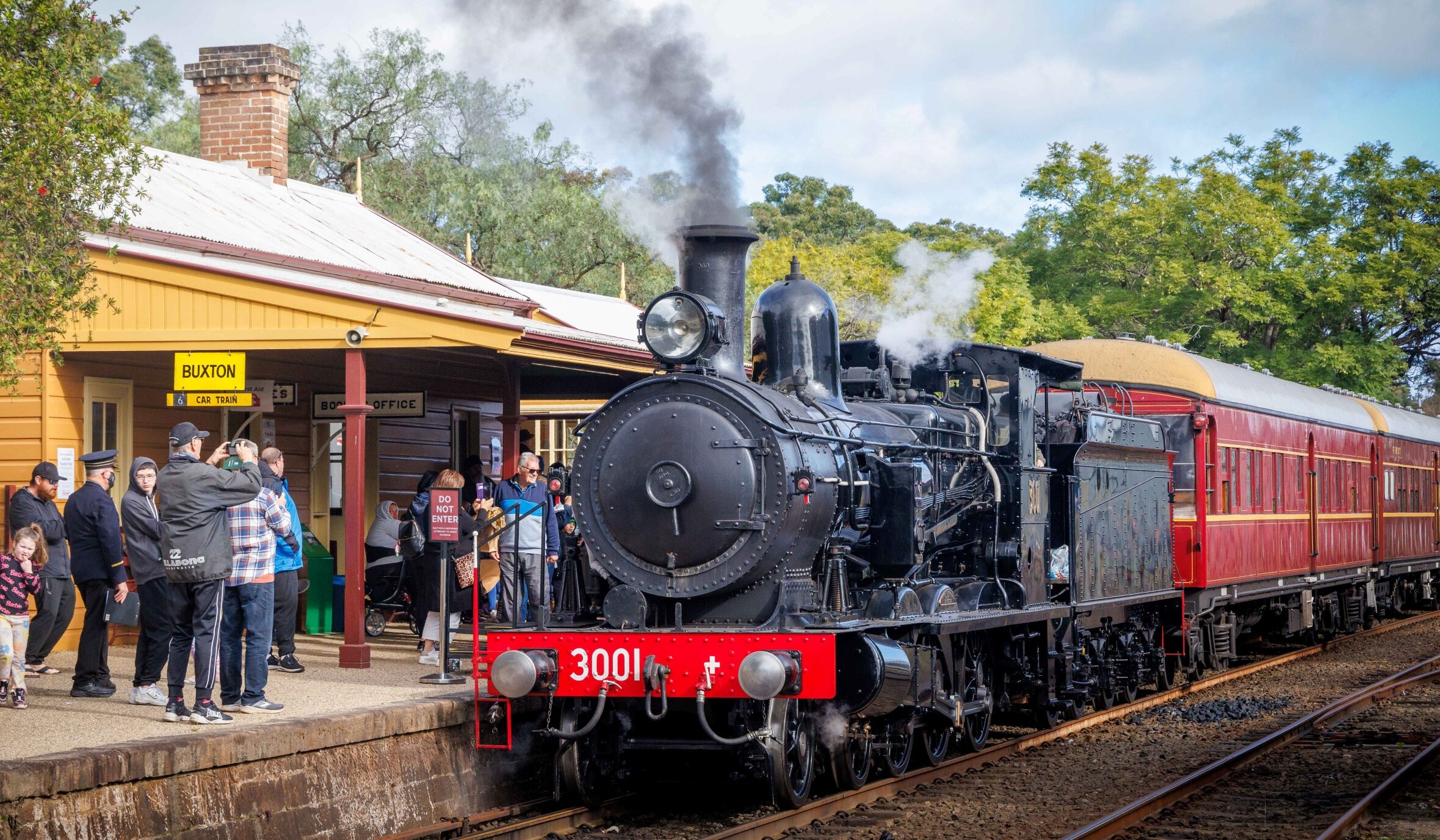 One of two steam locomotives that will drive side-by-side in Sydney, NSW, this weekend. Photo: Transport Heritage Expo