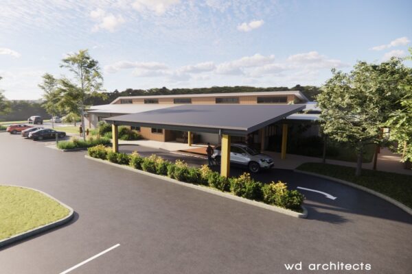 A render of the new wildlife centre. Graphic supplied.