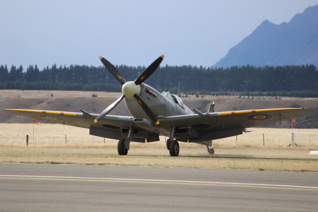 FILE: This NZ-based Spitfire IX, seen at an earlier Wanaka airshow, will be back next year. Photo courtesy ANDREW KACIMAIWAI.