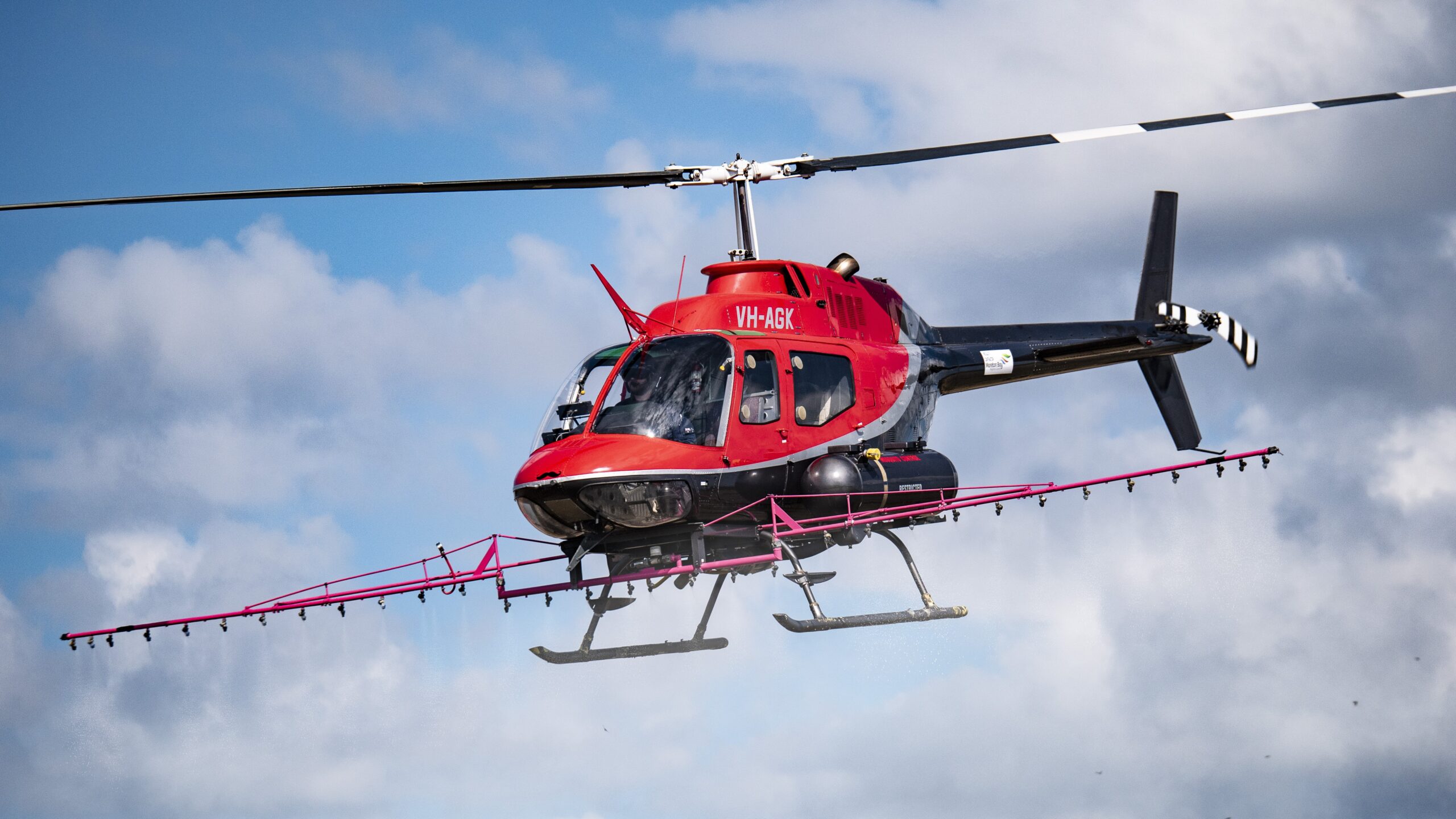 Moreton Bay’s aerial mosquito treatment began on the weekend. Photo: Moreton Bay City Council.