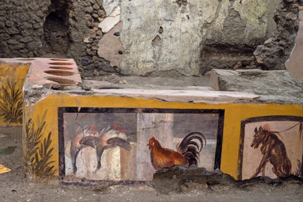 A thermopolium (food tavern) of Pompeii. Photo © Luigi Spina.
