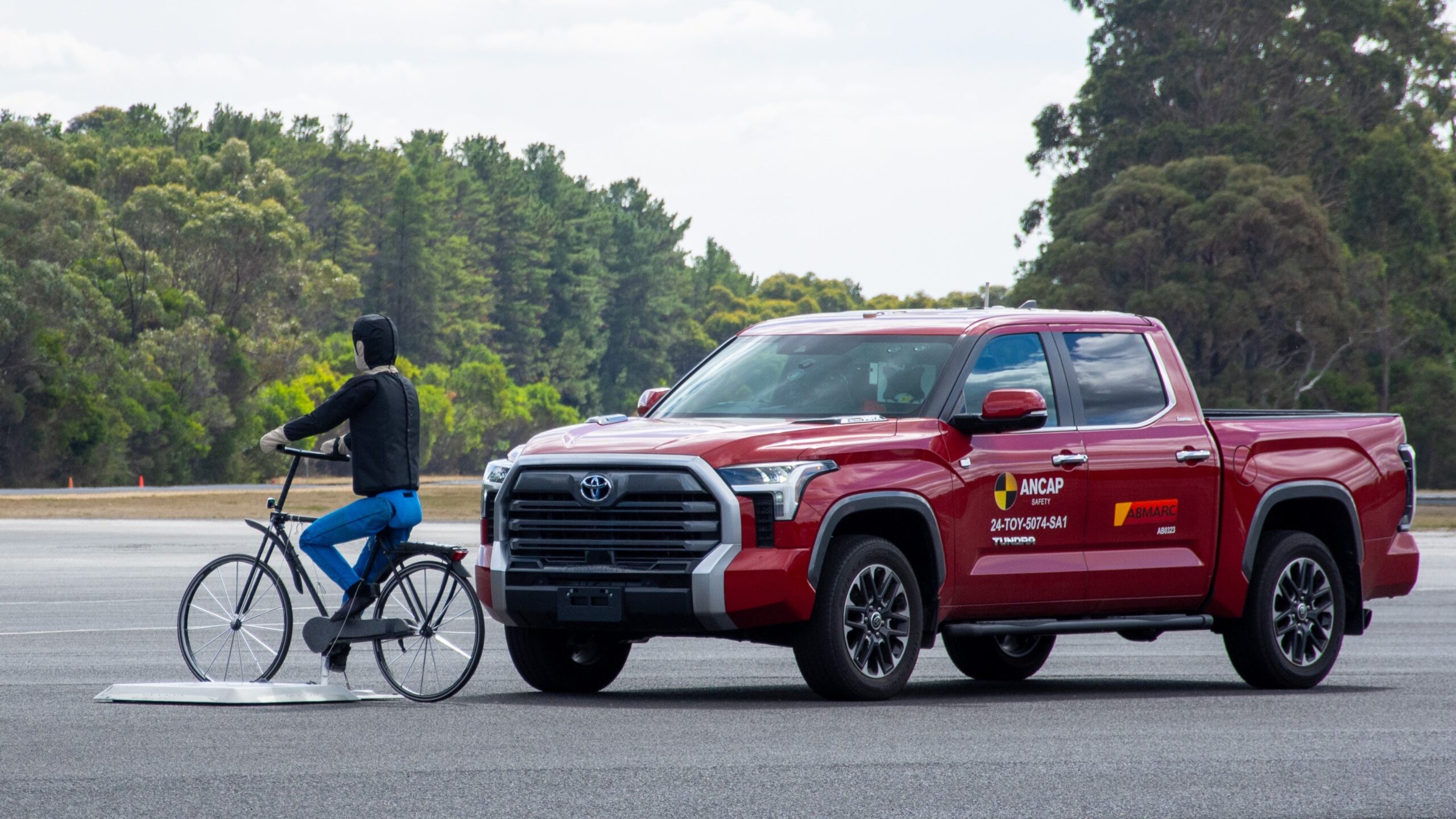 The Toyota Tundra was given a silver (third place) rating for its crash avoidance technology. Photo: ANCAP.