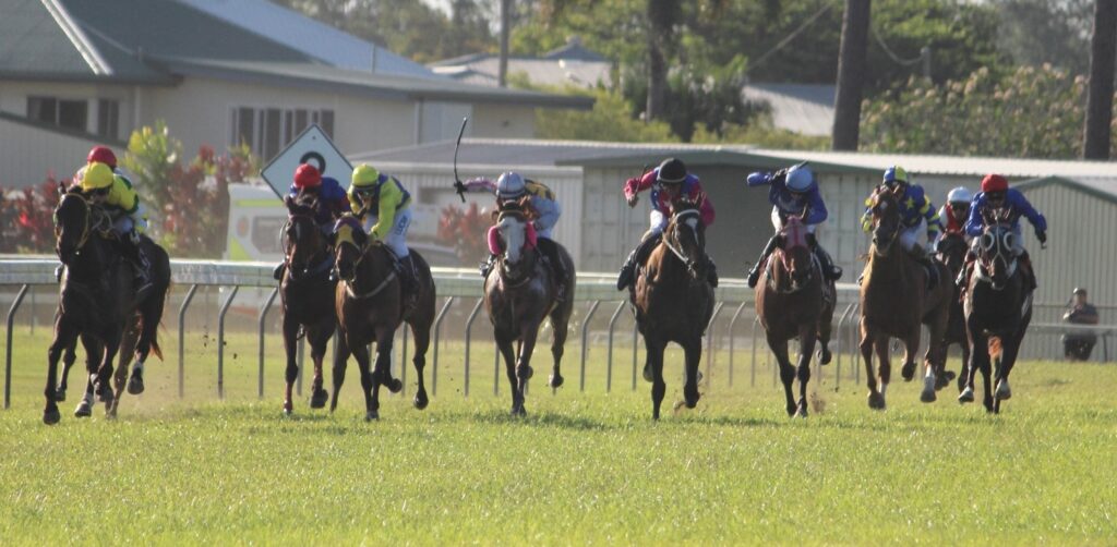 Rural racing in the 2017 Ingham Gold Cup, North Queensland. Photo: ANDREW KACIMAIWAI