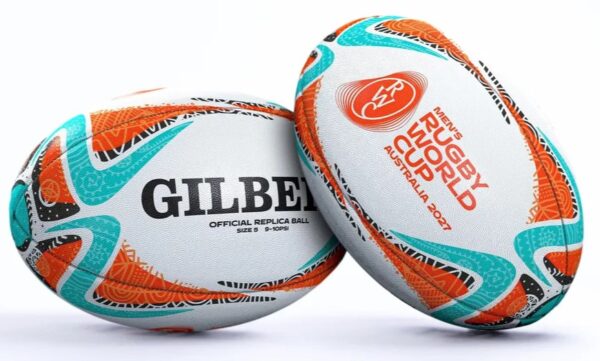 The official RWC27 balls. Photo: World Rugby