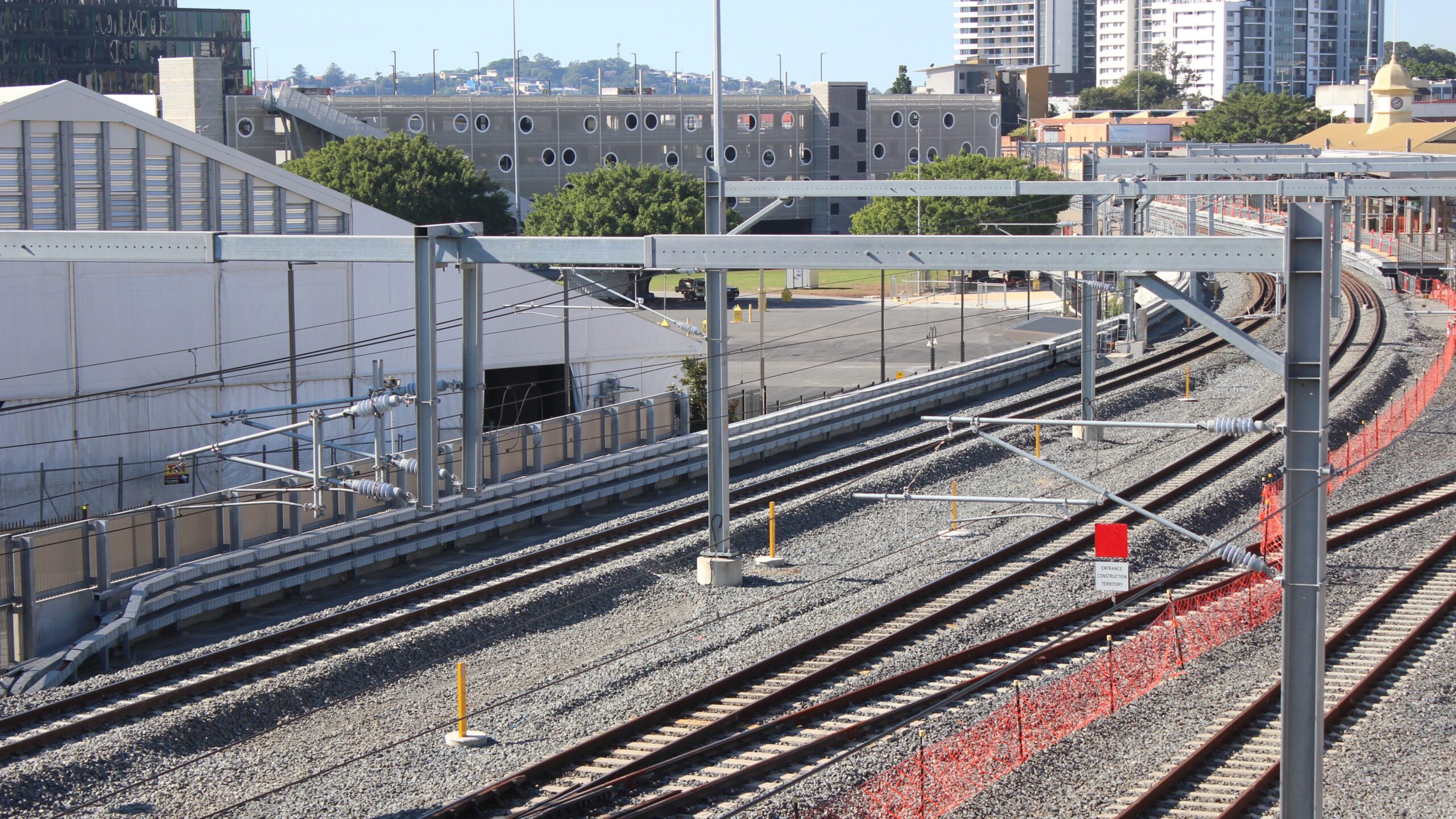 Rail lines across inner Brisbane will be close from December 20-28. Photo: ANDREW KACIMAIWAI
