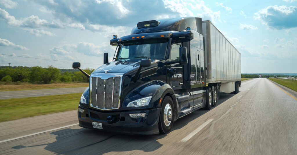 The Aurora Driver driverless truck is due to operate on US roads in 2027. Photo: supplied.