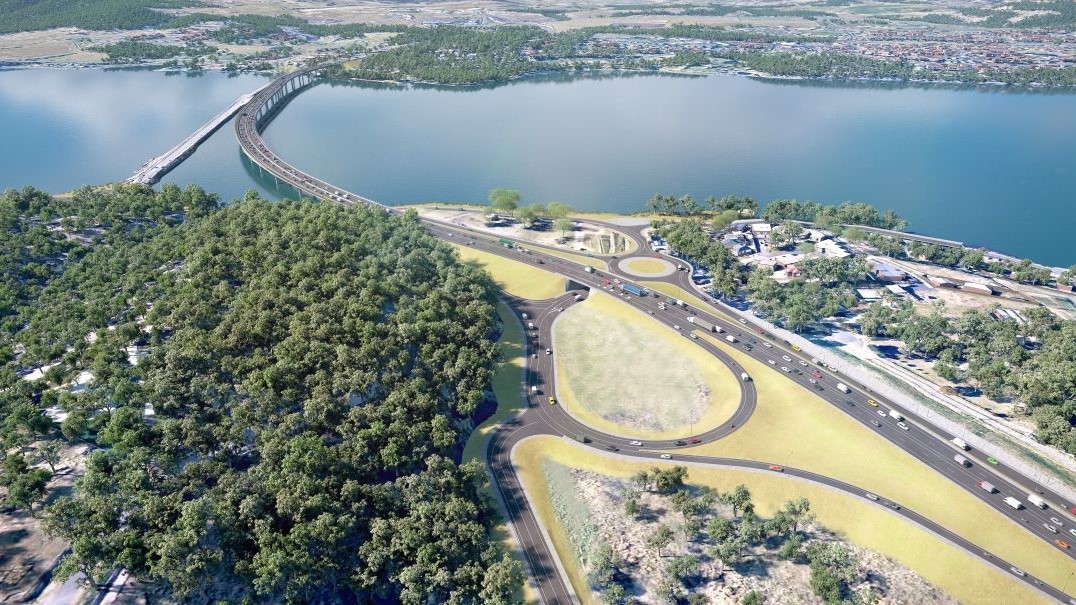 A design of the new Bridgewater Bridge. Image: Tasmanian Government