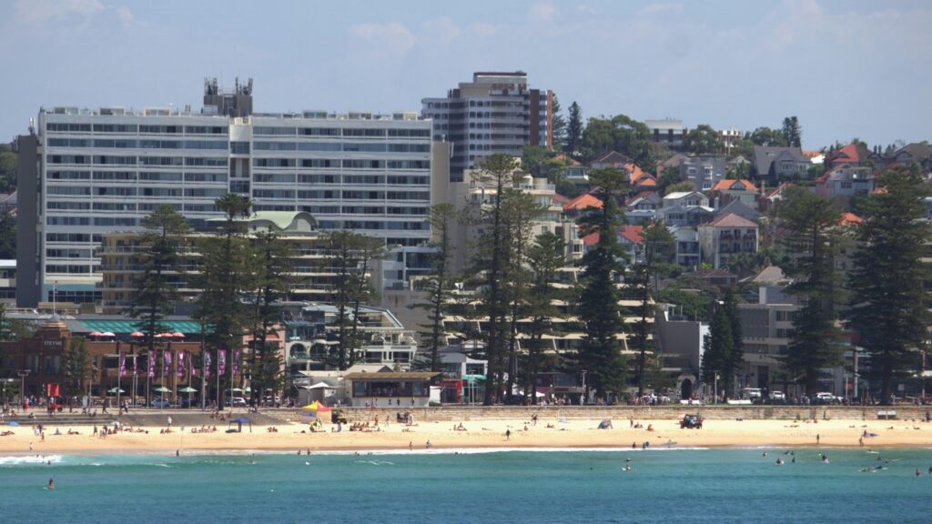 EPA ... Manly was one of the beaches in Sydney that had debris balls wash up. Photo: ANDREW KACIMAIWAI