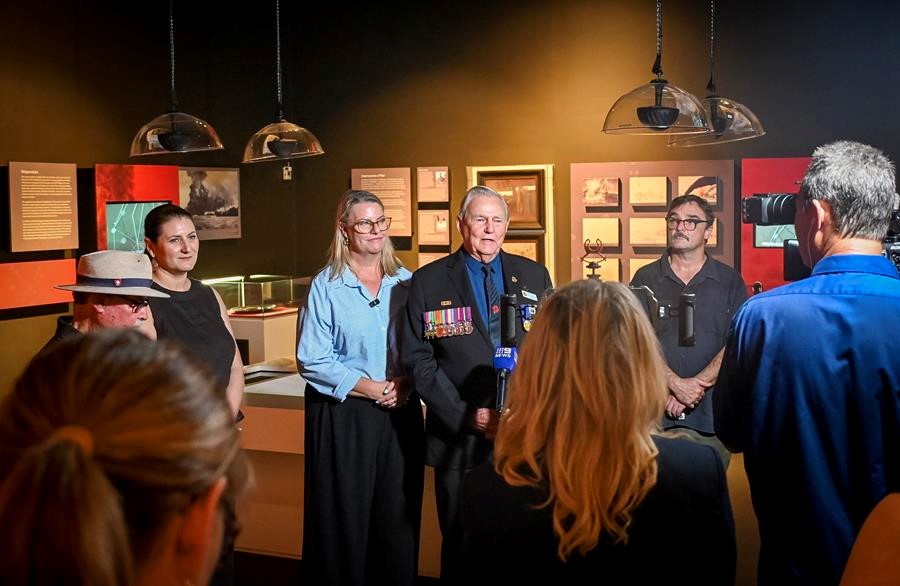 The new tourism campaign is launched at the Darwin Military Museum. Photo: NT Government