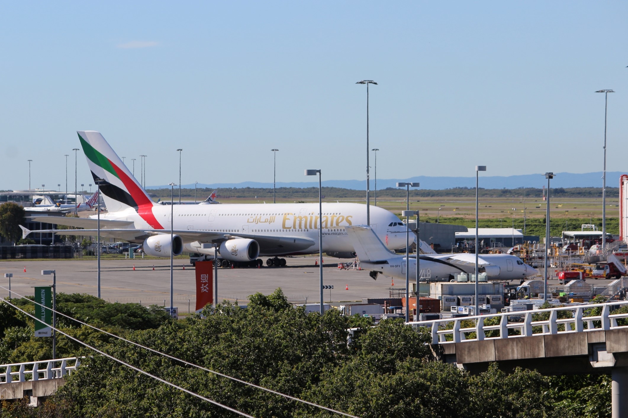consumer ... An Emirates A380 at Brisbane Airport. Flights are rerouting to Asia due to the Iranian war. Photo: ANDREW KACIMAIWAI