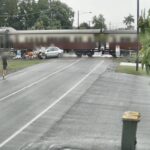 Queensland Rail, police tell drivers to slow, pay attention after cars ‘collected’ by train at Cairns level crossings