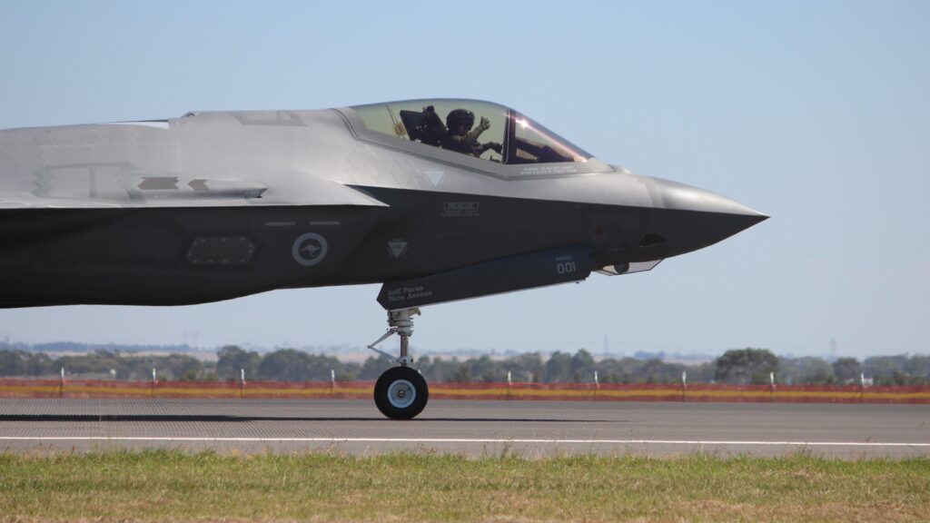 Australia ... the RAAF's main combat jet is the US-built F35. The treatment of American allies is driving these countries to buy non-US aircraft. Photo: ANDREW KACIMAIWAI.
