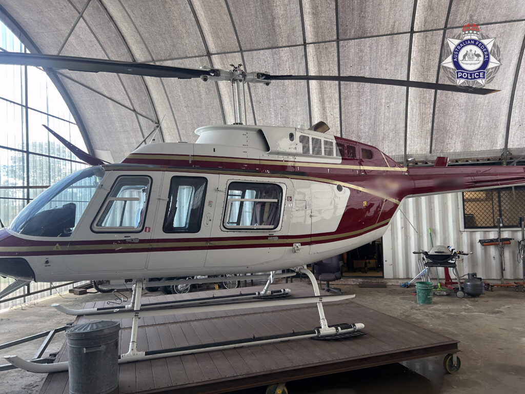 One of the aircraft that was seized by federal and Indonesian authorities. Photo: AFP.