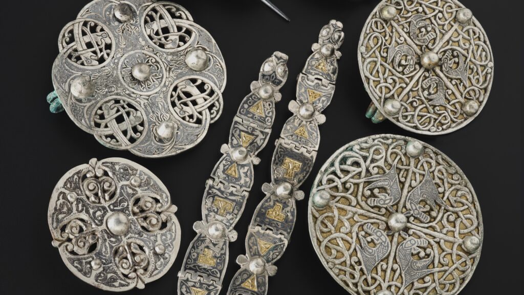 Anglo-Saxon metal work that is part of the Viking hoard. Photo: supplied by ANMM