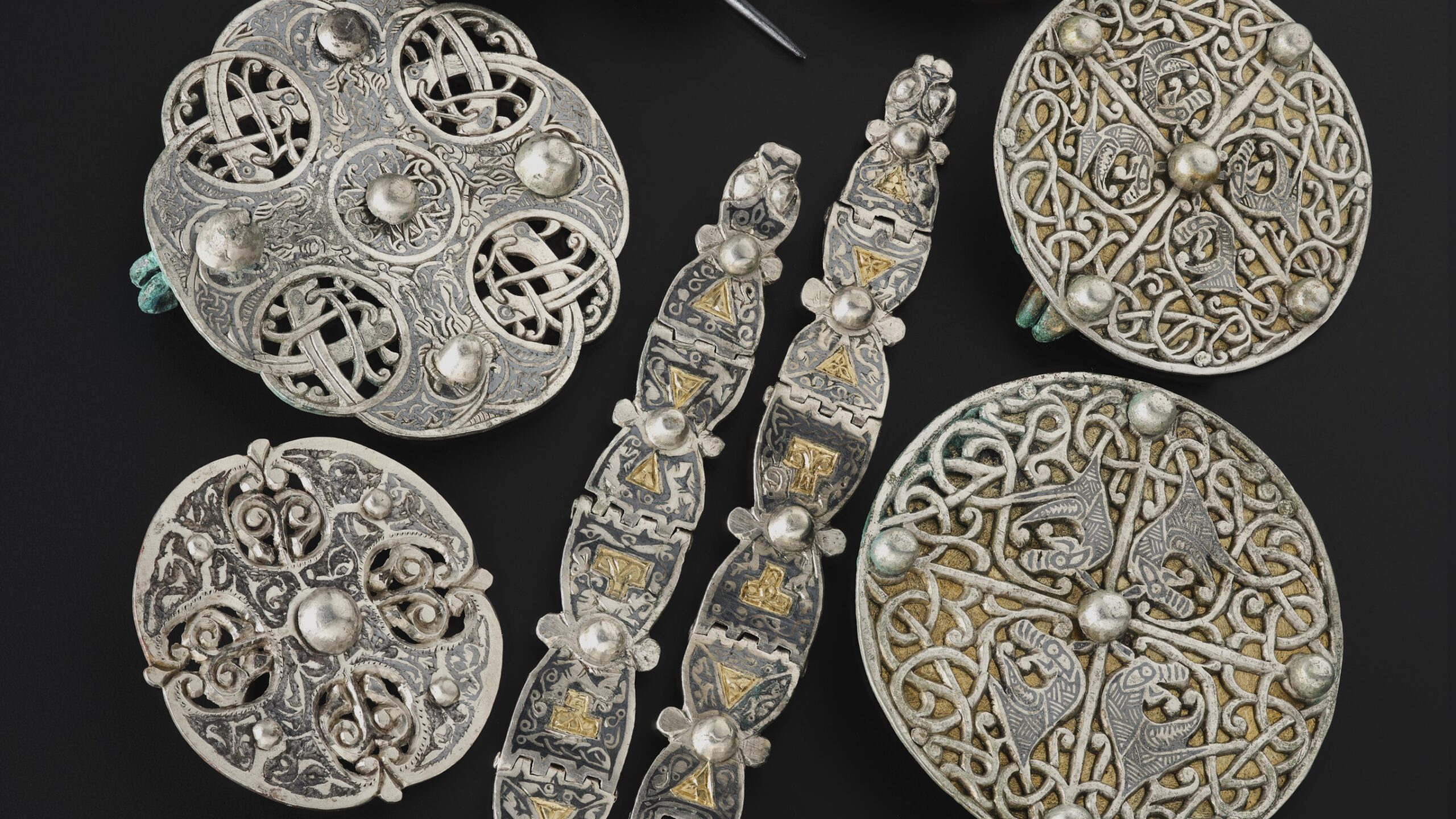 Anglo-Saxon metal work that is part of the Viking hoard. Photo: supplied by ANMM