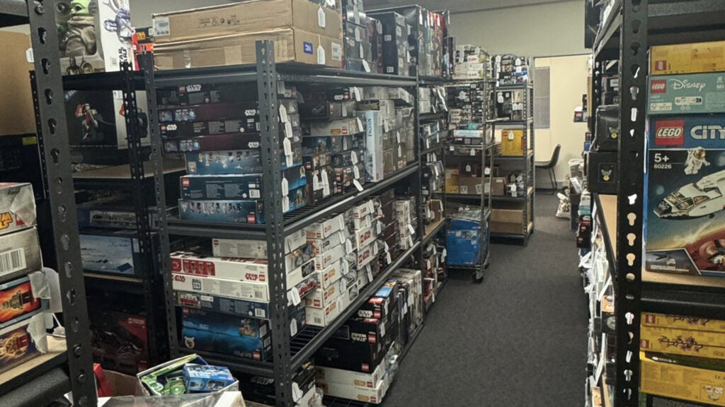 A part of the private LEGO collection now up for auction online. Photo: Lloyds Auction