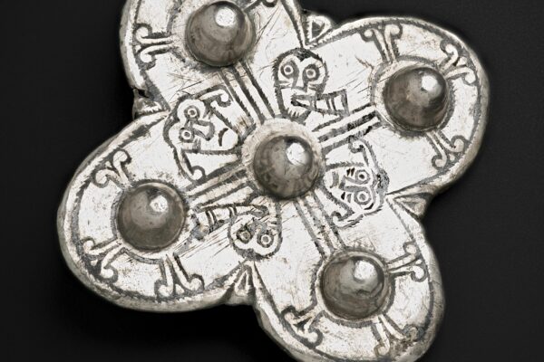 A quatrefoil broach from the Galloway Hoard. Photo supplied by ANMM