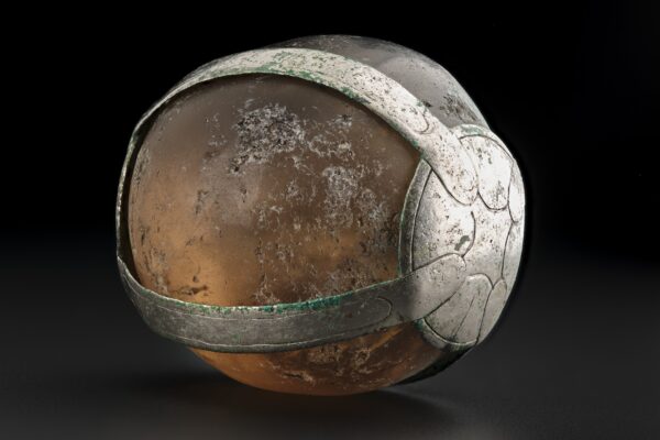 Rock crystal pendant from the Galloway Hoard. Photo supplied by ANMM