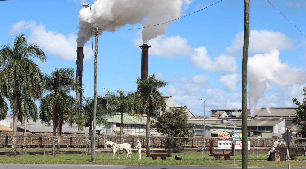Tully’s sugar mill, whose property runs adjacent to the Bruce highway. Photo: ANDREW KACIMAIWAI.