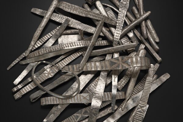 Silver bullion from the Galloway Hoard. Photo supplied by ANMM
