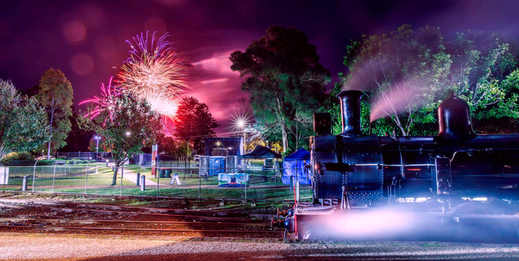 Night runs by three steam locomotives will be held on Saturday. Photo: NSW Rail Museum.