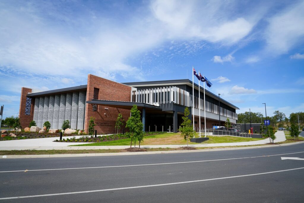 The new police station and district headquarters at Ripley, Ipswich. Photo: Queensland Police Service