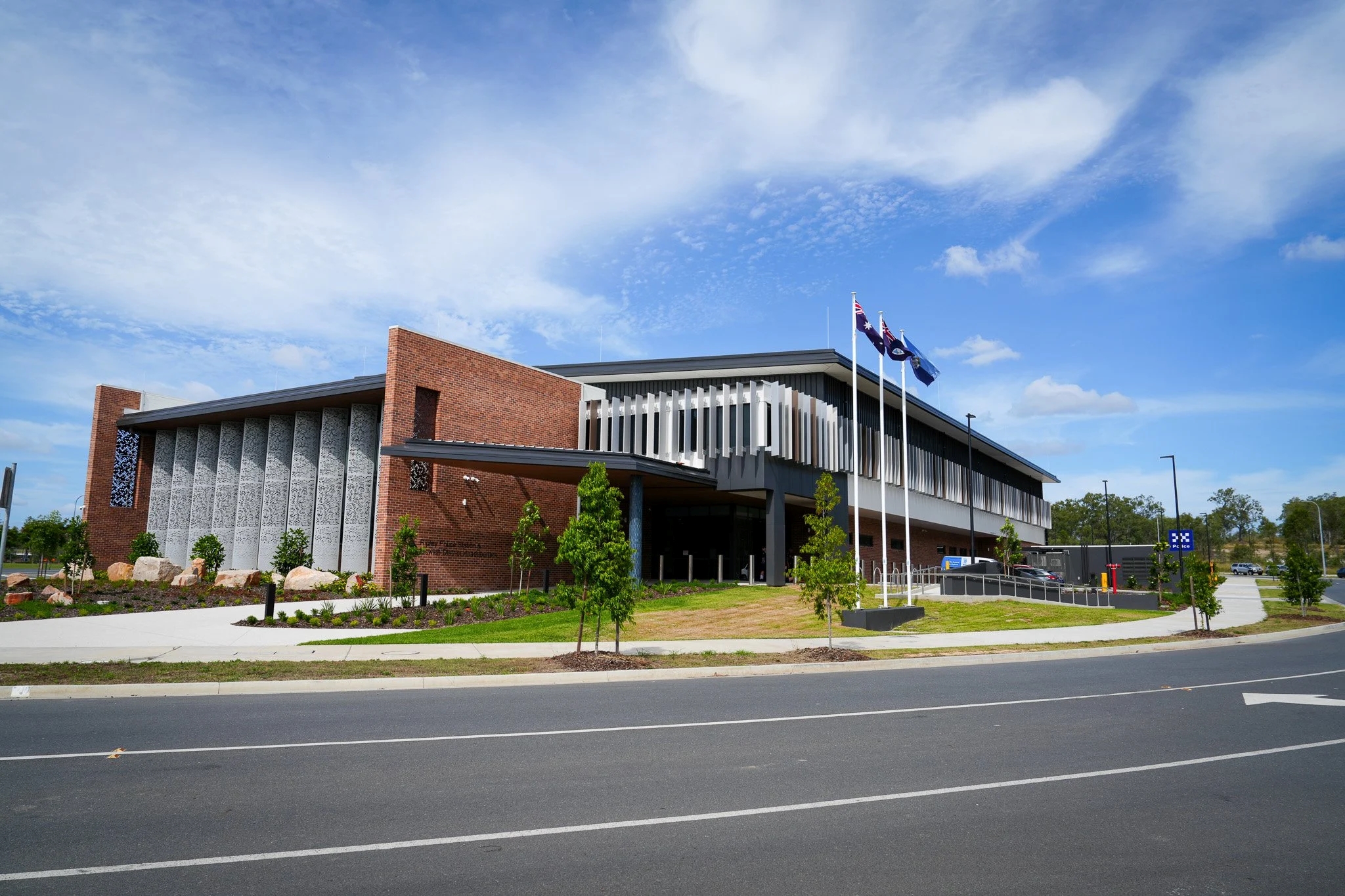The new police station and district headquarters at Ripley, Ipswich. Photo: Queensland Police Service