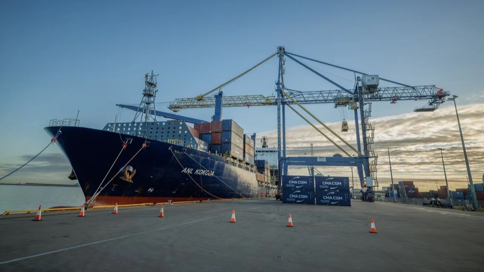 Australian ... The 175m-long Kokoda is the first ship in a reserve shipping fleet. Photo: ANL