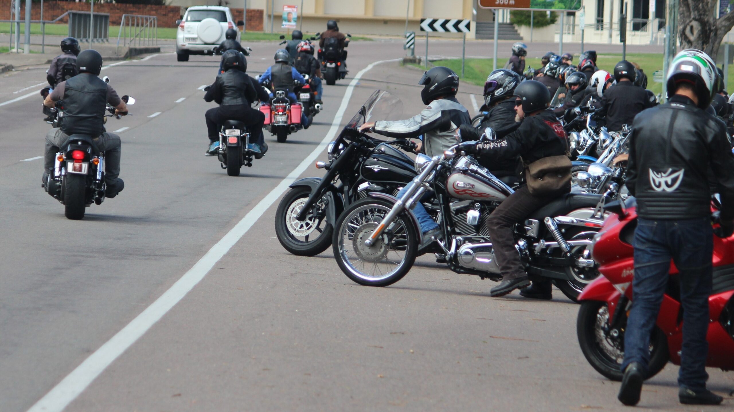 Novice and young motorcycle riders are the target of new safety clothing changes in NSW. Photo taken, slightly altered by: ANDREW KACIMAIWAI.