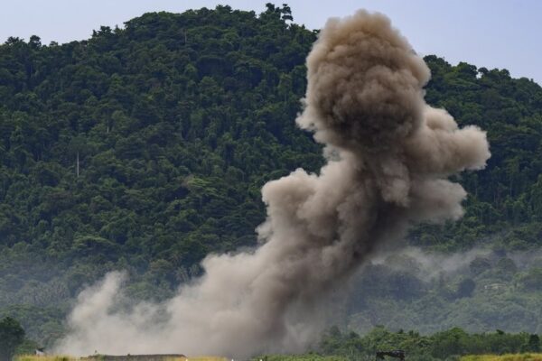 ... and detonated by NZ troops. Photos: NZ Defence Force