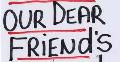 A sample of the writing from one of the letters. Photo: AFP