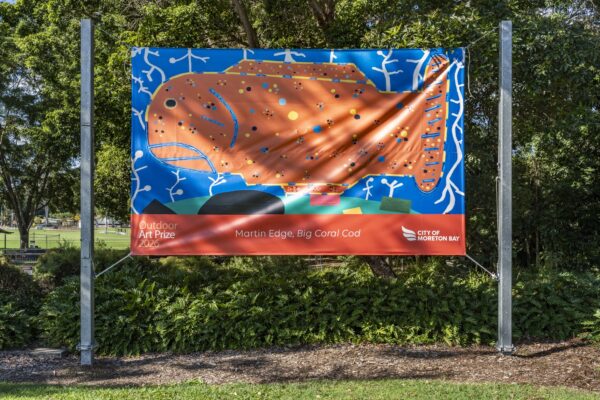 Martin Edge’s Big Coral Cod artwork will be part of the Caboolture gallery. Photo: MBCC