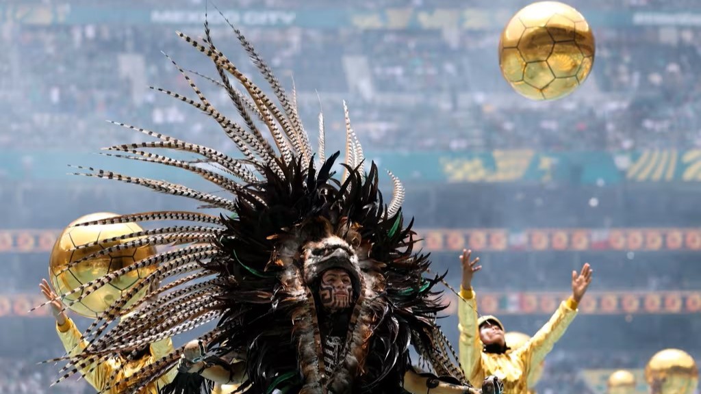 Traditional and modern performances feature in the opening ceremony at Mexico City Stadium. Photo: 2026 FIFA World Cup