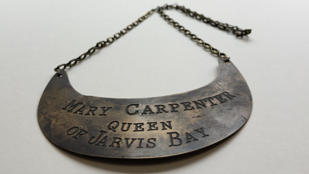 The breastplate for Mary Carpenter, made between 1880 and1910. Photo: Jervis Bay Maritime Museum.