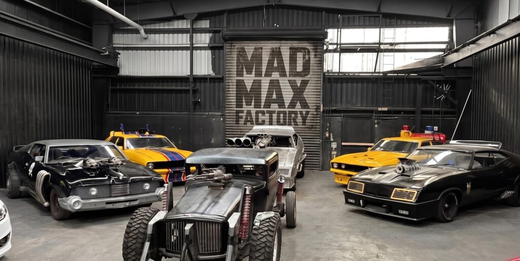 Mad Max ... The 25 vehicles will be faithful to the film versions with no digital features, the Factory says. Photo: supplied
