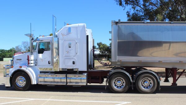 FILE …. trucking operators in NSW says the causeway’s closure is hurting them financially as well. Photo: ANDREW KACIMAIWAI