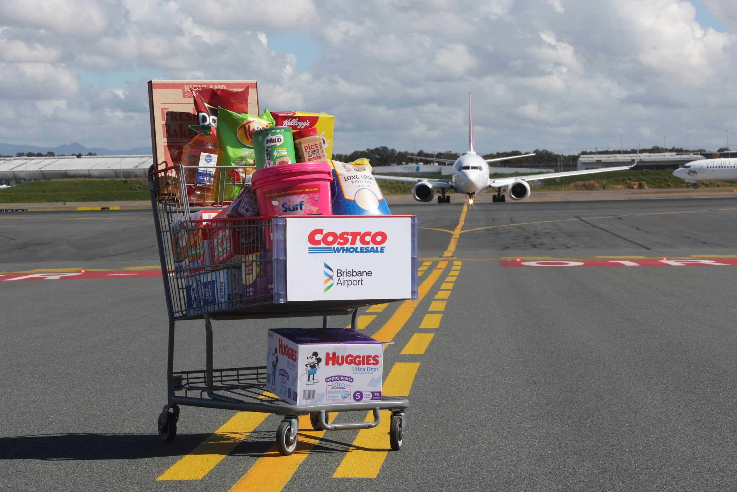The new Costco warehouse will open in the airport’s new precinct in late 2029. Photo: Brisbane Airport.